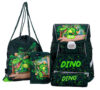 Šolska torba ABC123 - dino, 4-delni set