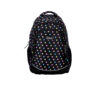Šolski nahrbtnik RUCKSACK ONLY - črn, s pikami, 35 l