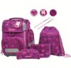 Šolska torba SCHNEIDERS Ergolite Berry Paw - 9-delni set