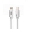 Kabel polnilni ASPOR TYPE-C/Lightning - 27W, 1 m, bela
