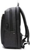 Poslovni nahrbtnik ARCTIC HUNTER - črn, 23 l, USB - slika 3