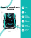 Šolska torba ABC-123 - 4-delni set, ergo premium, panter - slika 3