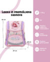 Šolska torba ABC-123 - 4-delni set, ergo premium, samorog - slika 3