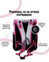 Šolska torba ABC-123 - 4-delni set, ergo flexi ,panda - slika 4