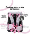 Šolska torba ABC-123 - 4-delni set, ergo premium, muca - slika 4