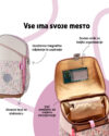 Šolska torba ABC-123 - 4-delni set, ergo flexi, sova - slika 5