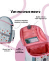 Šolska torba ABC-123 - 4-delni set, ergo premium, morska deklica, - slika 5