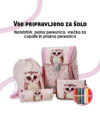 Šolska torba ABC-123 - 4-delni set, ergo flexi, sova - slika 6