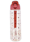 Bidon za vodo BOTTLE AND MORE - srčki BPA free, 700 ml