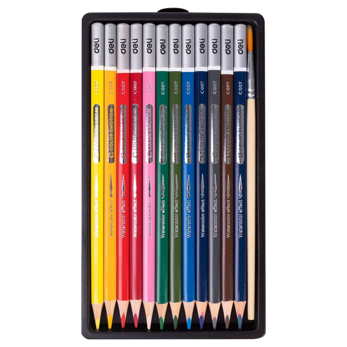 Barvice DELI Coloremotion Aqua – 12 barv, vodotopne - go2school.com