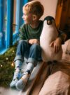 Otroške nogavice DEDOLES - kratke, Happy Penguin, 31-34 - slika 2