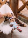 Nogavice DEDOLES - tople, Bear in Winter, 39-42 - slika 2