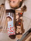 Nogavice DEDOLES - tople, Bear in Winter, 39-42 - slika 3