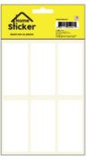 Nalepke BELE - 26x54 mm, 1/10