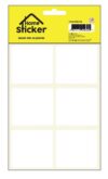 Nalepke - Bele 36x40 mm - slika 2