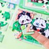 Nalepke LAZY STARS - Panda, 12 kos - slika 4