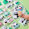 Nalepke LAZY STARS - Panda, 40 kos - slika 5