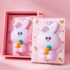Blok LAZY STARS Squishi - A5, zajec, 128 listov - slika 2