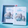 Blok LAZY STARS Squishi - A6, muca, 96 listov - slika 2