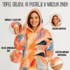 Hoodie odeja z nogavicami MIAU - jesen - slika 2