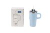 Termovka s slamico MIAU - modra, 600 ml - slika 2