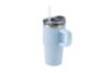 Termovka s slamico MIAU - modra, 600 ml - slika 3