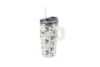 Termovka s slamico MIAU - flower, 600 ml - slika 3
