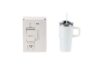 Termovka s slamico MIAU - bela, 600 ml - slika 2