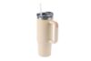 Termovka s slamico MIAU - bež, 900 ml - slika 3
