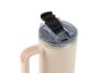 Termovka s slamico MIAU - bež, 900 ml - slika 4