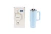 Termovka s slamico MIAU - modra, 900 ml - slika 2