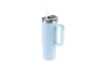 Termovka s slamico MIAU - modra, 900 ml - slika 3