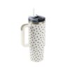 Termovka s slamico MIAU - dots, 900 ml - slika 5