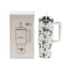 Termovka s slamico MIAU - flower, 900 ml - slika 3