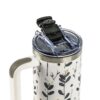 Termovka s slamico MIAU - flower, 900 ml - slika 6