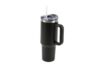 Termovka s slamico MIAU - črna, 1200 ml - slika 3