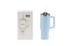 Termovka s slamico MIAU - modra, 1200 ml - slika 2