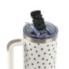 Termovka s slamico MIAU - dots, 1200 ml - slika 5