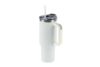 Termovka s slamico MIAU - bela, 1200 ml - slika 3