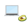 Podloga za miško LEGAMI AVOCADO - pisana - slika 3