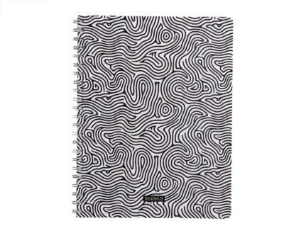 Blok A4 Skul Vajb - karo 5mm, 100 listov, zebra