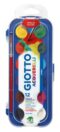 Vodene barvice GIOTTO - 12 barv, 30 mm