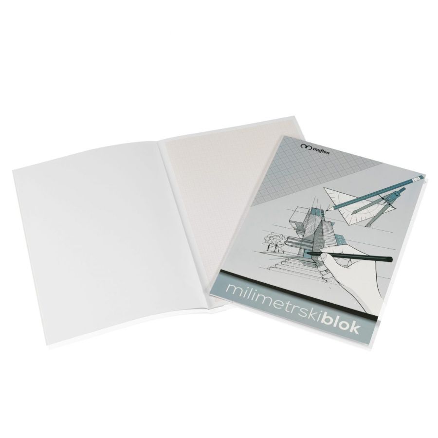 775080_1 Blok milimetrski - A4, 20 listov - slika 1