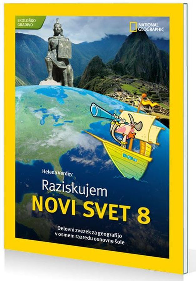 DZ099992_1 RAZISKUJEM NOVI SVET 8, delovni zvezek za geografijo, 8. raz. OŠ., ROKUS - slika 1