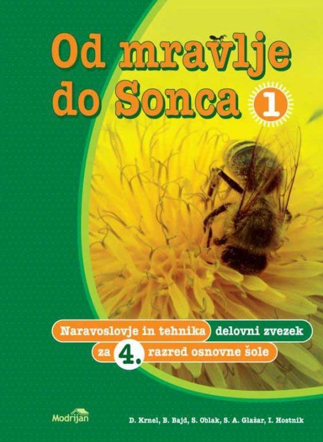 DZ416379_1 OD MRAVLJE DO SONCA 1, delovni zvezek za naravoslovje in tehniko +koda, 4. raz. OŠ, MODRIJAN - slika 1