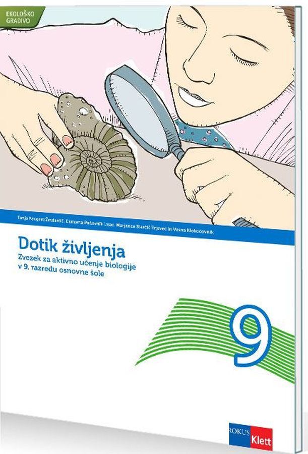 DZ712860_1 DOTIK ŽIVLJENJA 9, delovni zvezek za biologijo, 9. raz. OŠ., ROKUS - slika 1