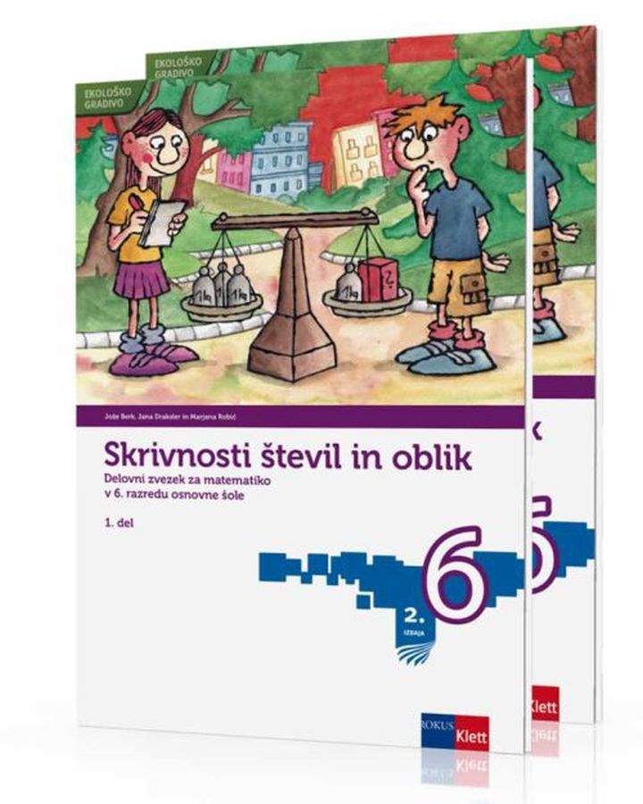 DZ712945_1 SKRIVNOST ŠTEVIL 6, delovni zvezek za matematiko, 6. raz. OŠ., ROKUS - slika 1