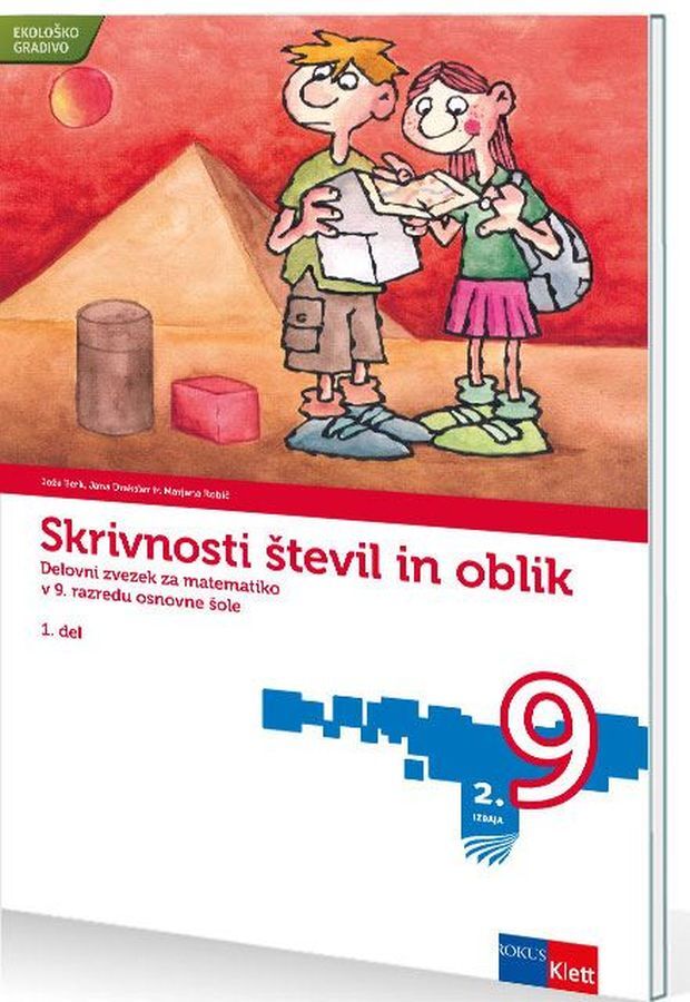 DZ712969_1 SKRIVNOSTI ŠTEVIL IN OBLIK 9, delovni zvezek za matematiko, 9. raz. OŠ., ROKUS - slika 1