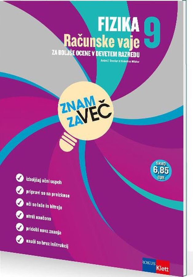 DZ713096 ZNAM ZA VEČ FIZIKA 9 RAČUNANJE JE IGRA VAJE - slika 1