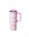 Termovka Miau - flower pink, 900 ml